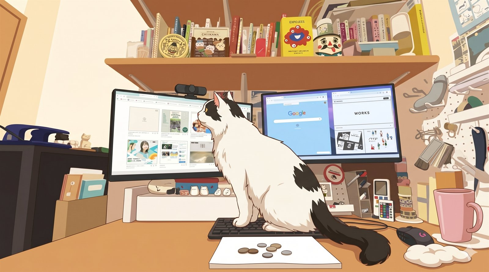 デザインとAI活用に取り組む作業環境のイメージ