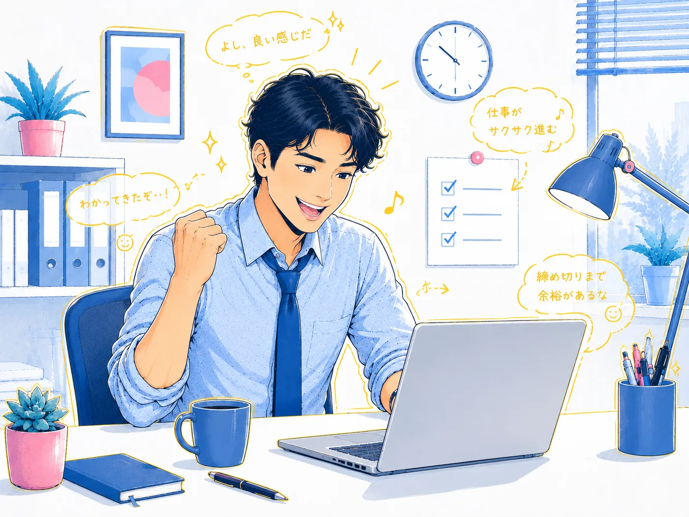 自分の業務に合うAI活用が整理された人