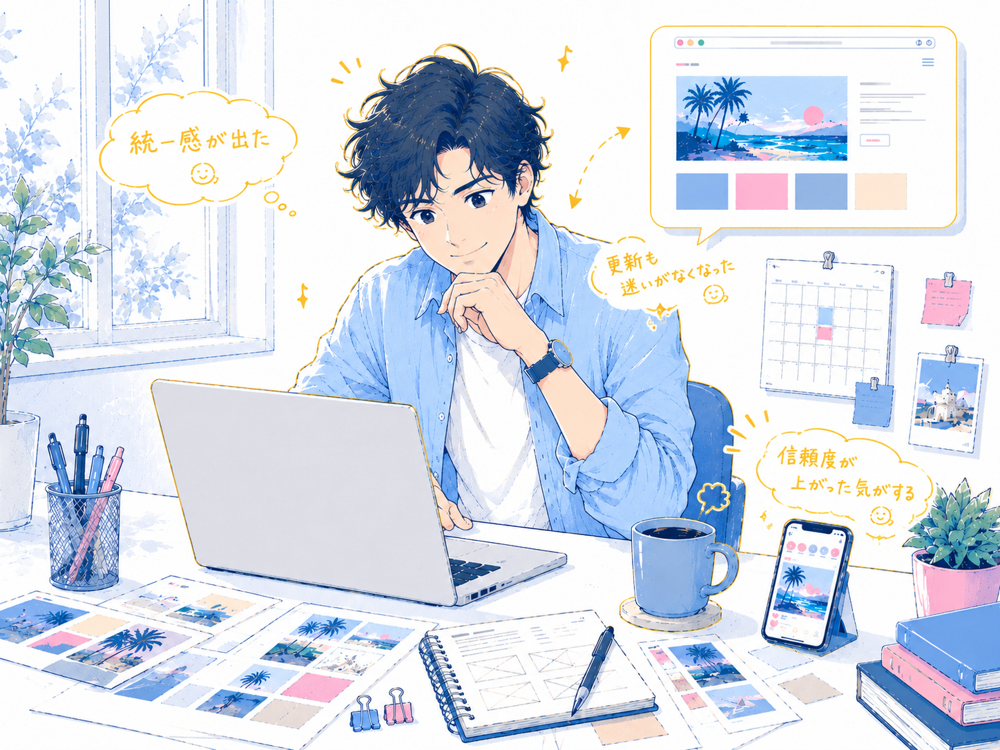 WebやSNS発信の流れが整った人