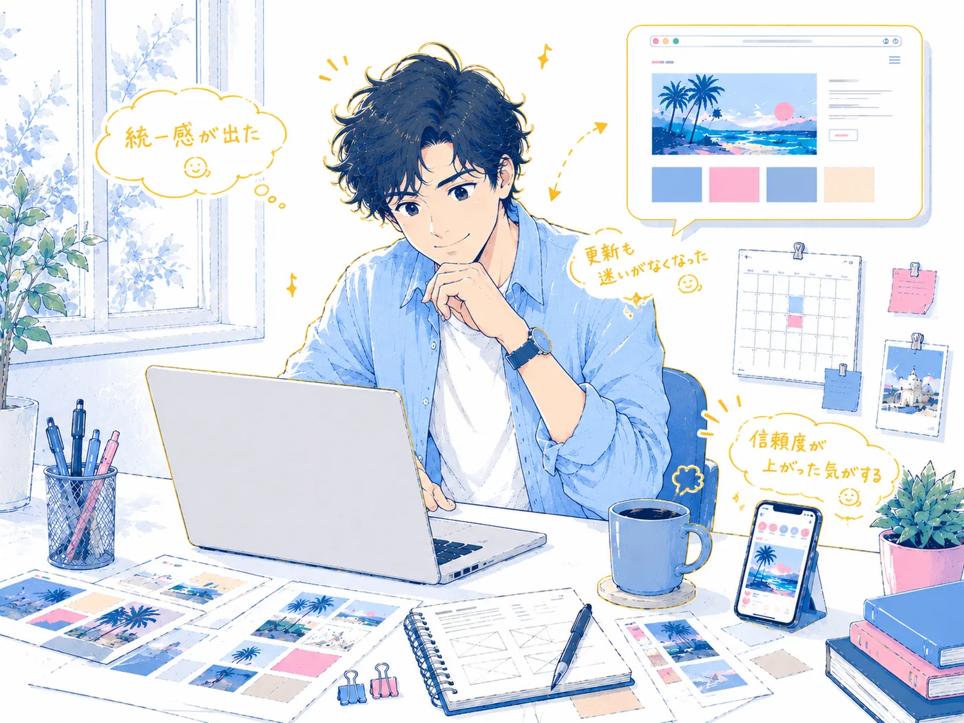 WebやSNS発信の流れが整った人